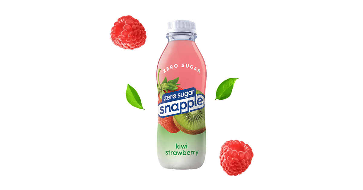 Zero Sugar Kiwi Strawberry Snapple